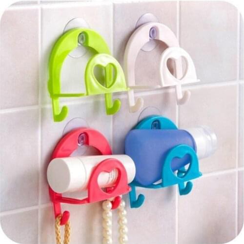 Kitchen sponge holder kitchen storage Rack Suction Kitchen Clean Holder Clip Rag Hollow Drain Rack Soap Hanging Shelves