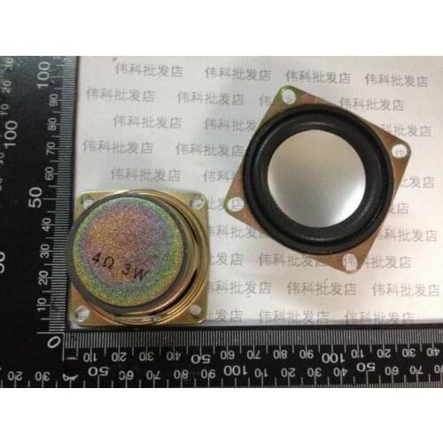 New Full frequency sound speaker 4 ohms 3 watt 4R 3W Round speaker diameter 52mm 5.2cm thick 30.2mm Loudspeaker Foam edge