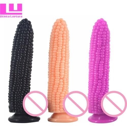 Utinta Leptura Realistic Corn Dildos Large Dong Big Cock Huge Dildo Simulate Dick Erotic Insert Sex Products Adult Toy for Women