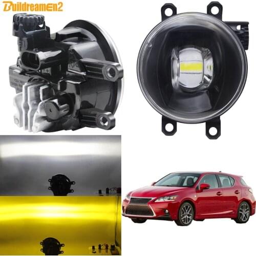 LED Fog Light Assembly For Lexus CT200h 2011 2012 2013 2014 Car Front Bumper Lens Fog Lamp DRL Daytime Running Light H11 12V