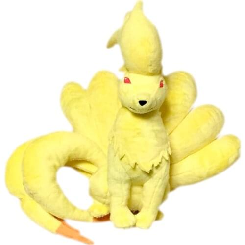 TAKARA TOMY Genuine Pokemon Ninetales Cute Plush Action Figure Toys