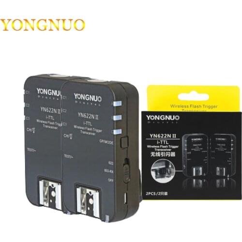 Yongnuo sem fio ttl flash gatilho yn622n kit com alta velocidade sync hss 1/8000s para camera nikon d70 d80 d90 d200 d300