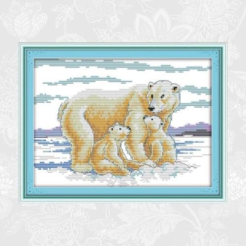 Maternal love cross stitch Patterns aida 14ct 11ct count print canvas stitches embroidery handmade needlework
