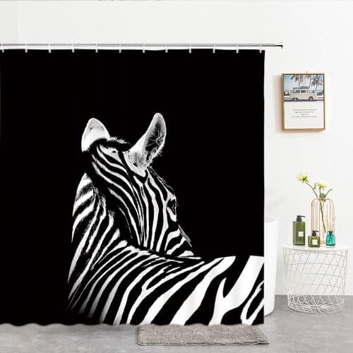 3D Animals Shower Curtains Waterproof Bathroom Screen Curtain Decoration Polyester Fabric Shower Curtains180X180cm