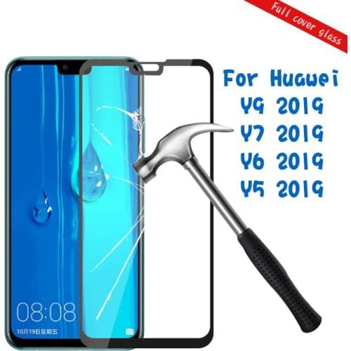 9H protective glass for Huawei Y9 Y7 Y6 Y5 2019 screen protector on the for huawey hawai hawy y 9 7 6 5 2019 tempered glass film