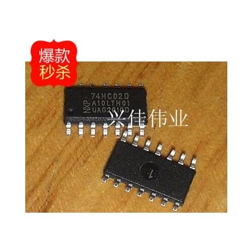 10PCS New 74HC02D SN74HC02D SOP14 logic chip NOR gate