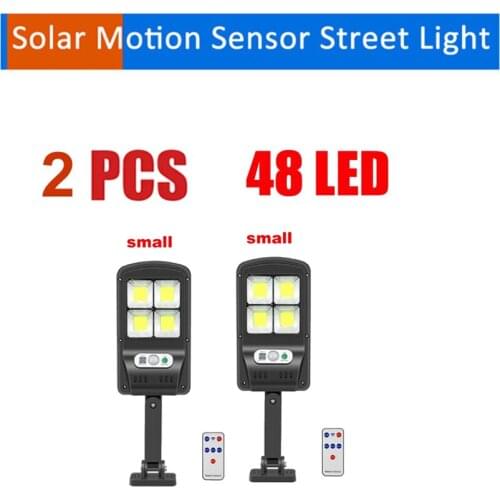 2 pcs tabular oblong Outdoor Waterproof IP65 Solar Garden Light Security Lighting Solar Wall Lamp Motion PIR Sensor Powerful 3 M