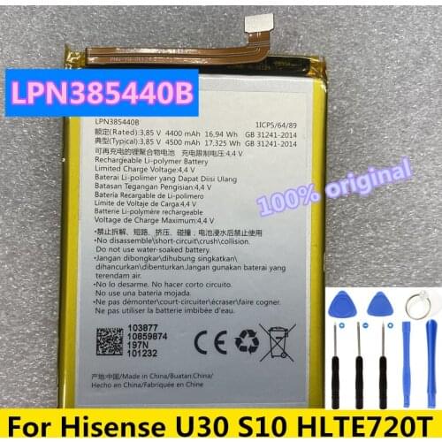 Original High Quality LPN385440B 4500mah Battery For Hisense U30 S10 HLTE720T Batteries 5000mAh LPN385490