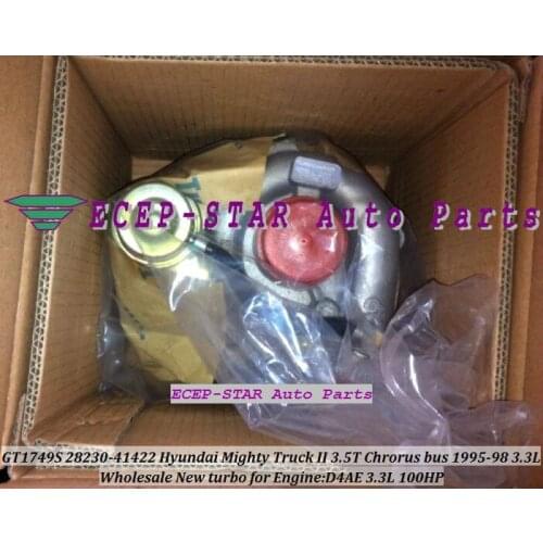 Free Ship GT1749S 28230-41421 471037-5002S 471037 Turbo Turbocharger For HYUNDAI Mighty Truck 3.5T Chrorus bus 95-98 D4AE 3.3L D