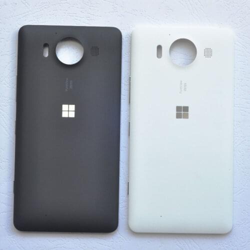 BINYEAE New Original Plastic Baterry Cover For Microsoft Nokia Lumia 950 Rear Housing Back Case With NFC+Side Buttons 950 Part