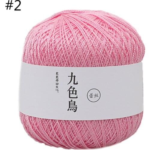 53CA 50g Silk Cotton Milk Crochet Yarn Baby Hand-Knitted Warm Soft Knitting Thread for Hand Knitting Supplies