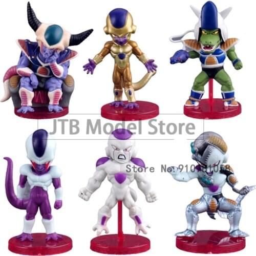Dragon Ball Z Anime Figure Action Figurine GK Frieza Figma 8cm ABS Statue Battle Model Q Version Toys For Children Gift Doll