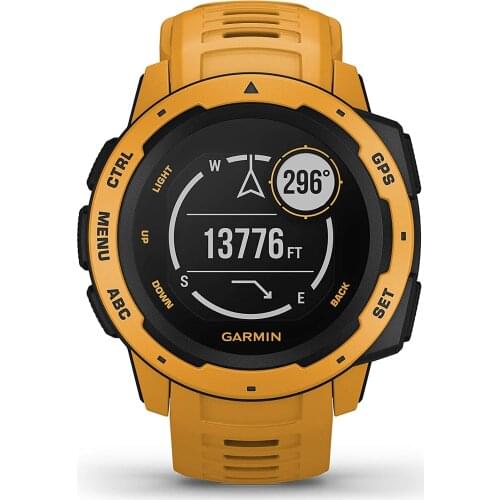 Garmin Instinct, Rugged Outdoor GPS Watch, Features Glonass and Galileo, Heart Rate Monitoring and 3-Axis Compass Smart Watch