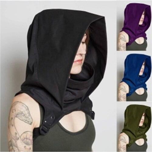 Gothic Hood Mantle Hat Adjustable Costume