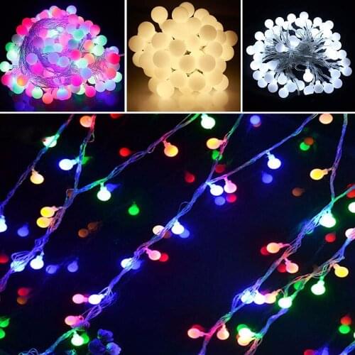 HCSOYES LED String Lights With Transparent Wire