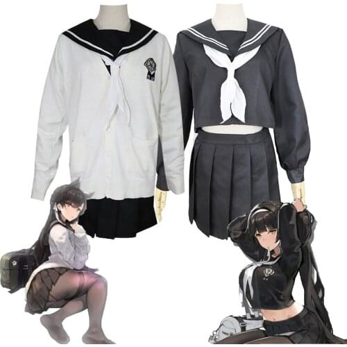 Game Azur Lane Cosplay Costumes Atago And Takao Cosplay School Uniform Halloween Christmas Party Cosplay Costume