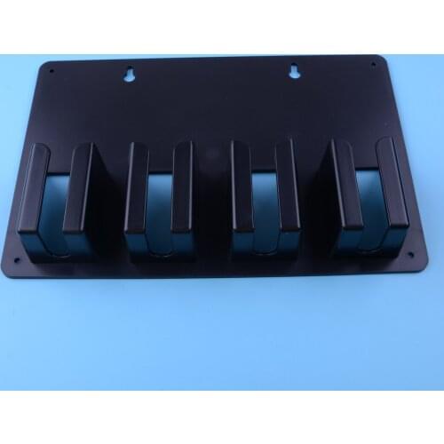 LETAOSK 4-Spaces Wall-mounted Barber Hair Clipper Cutter Holder Storage Hair Trimmer Comb Stand Hook Hole