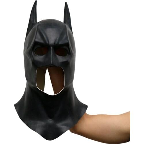 Hot Movie Mask Superhero Cosplay Dark Dance Party Mask Knight Halloween Latex Headgear Props