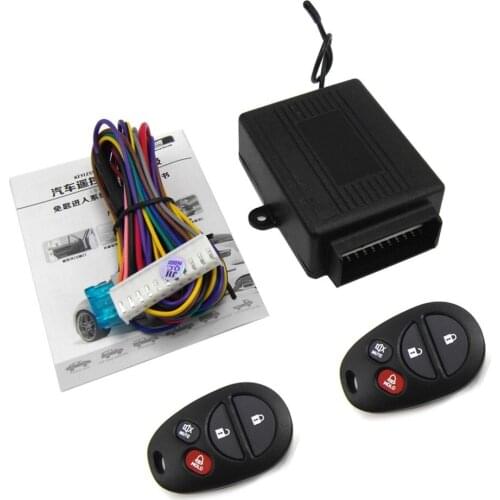 M602-8199 Remote Control Central Locking Kit For Toyota Car Door Lock Keyless Entry System With Trunk Release Button
