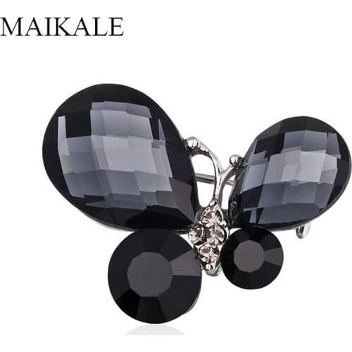 MAIKALE White Brooches For Clothes