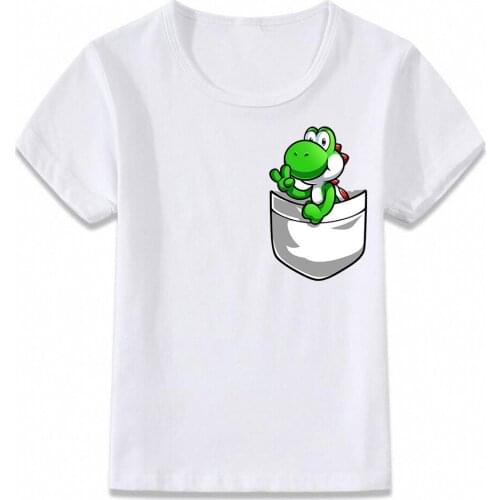 Cartoon kids t shirt for boys childrens Clothes Your Pocket graphic t shirts children T-shirt for Boys and Girls Toddler 825
