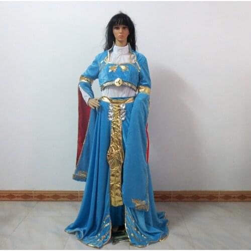 Breath of the Wild Princess Zelda Christmas Party Halloween Uniform Outfit Cosplay Costume Customize Any Size