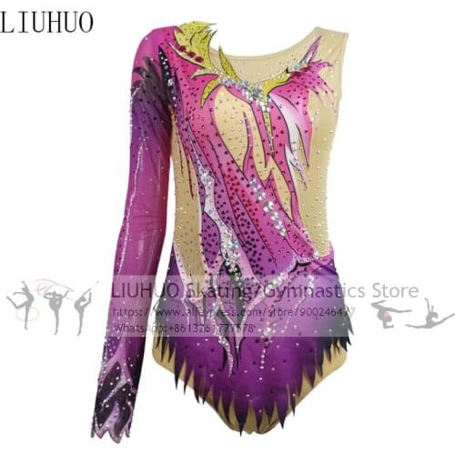 Figure Skating Dress Girls Competition Women Tank Leotards Skating Dresses Ice Skating Dresses New 2020 Custom Free Shipping