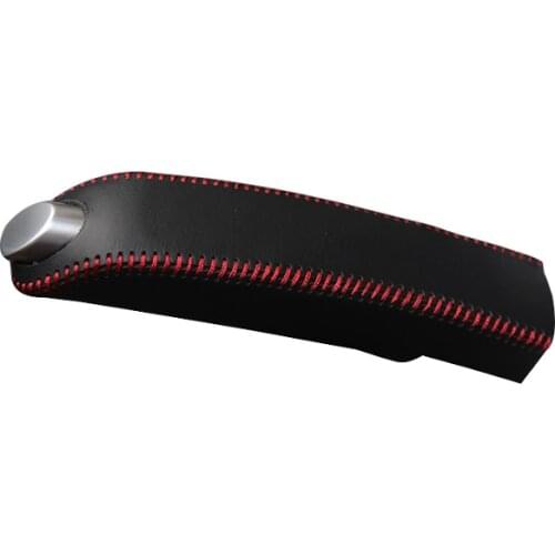 Genuine Leather Handbrake Grips For Ford Focus 2012 year Natural leather cover on the handbrake car accessories interior