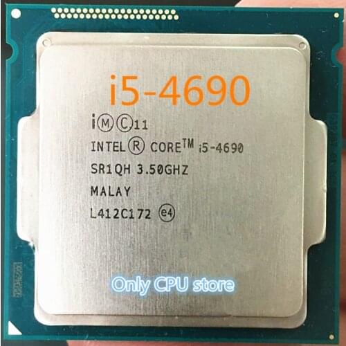 Intel i5-4690 CPU SR1QH 3.50GHz 6M LGA 1150 i5 4690 processor working free shipping