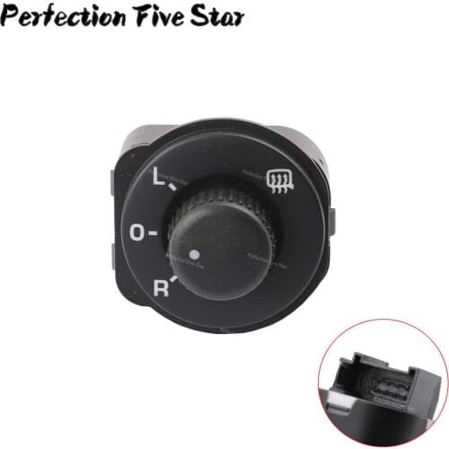 5JD959565 5J1959565 Heated Rearview Side Wing Mirror Glass Adjust Switch Knob For Skoda Fabia Roomster 2006 2015