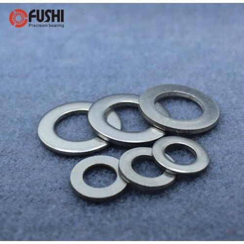 M10 - M22 Plain Washers Small Series Product 50PCS Stainless Steel Grade A Narrow Flat Gasket Narrow UV Gaskets Small Outer