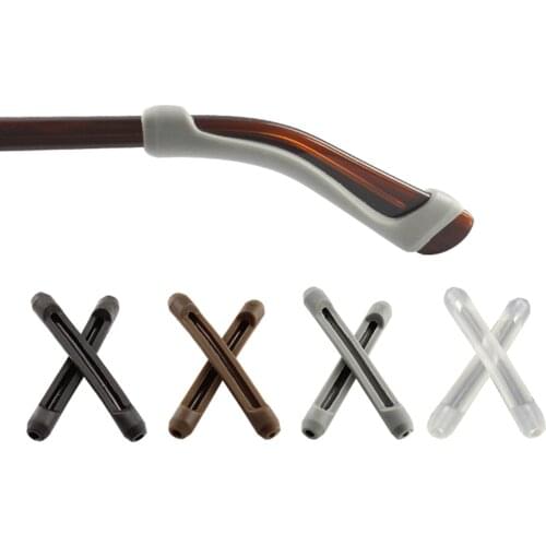 Silicone Sleeve Glasses Sunglasses Slip Sets Glasses Non-slip Cover Glasses Leg Sets Anti Slip Silicone Ear Hook Kit