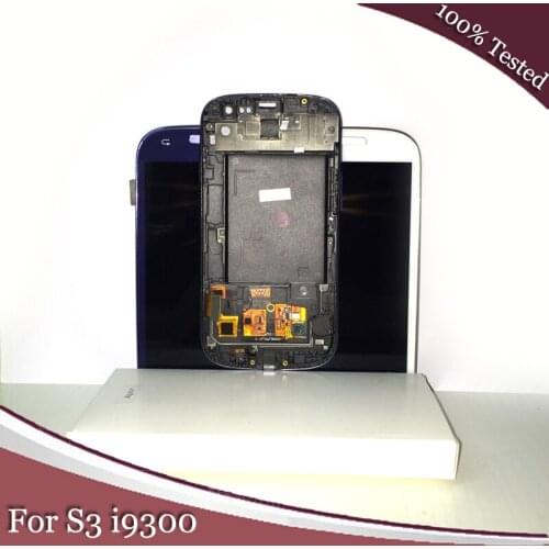 Compatible for Samsung Galaxy S3 III i9300 Touch Screen Panel Digitizer Sensor Glass + LCD Display Monitor Panel Module Assembly
