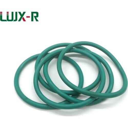 LUJX-R 5pcs 5.3mm Oring Washer O-Ring Gasket OD222.6/228.6/234.6/240.6/246.6~310.mm Green FKM O Ring Seal Fluorine Gasket
