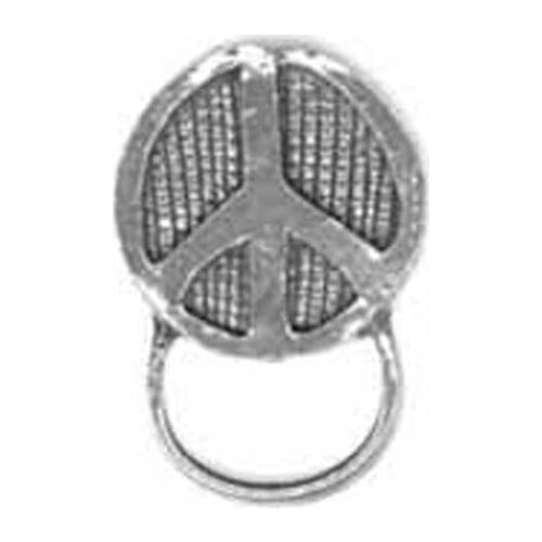 Vintage fasion hot sale alloy peace sign strong magnetic eyeglass sunglasses goggles holder fashion badge jewelry accessories