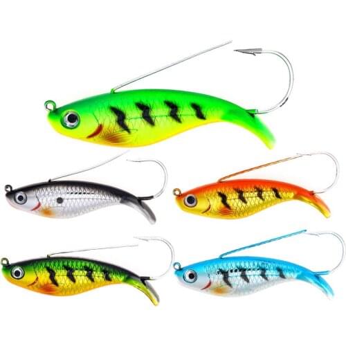 YUZI Fishing Lures Artificial Wobblers Lifelike Hard Baits VIB Bass Vibration Fish Tackle Hook Isca Pesca 8.5cm 21.2g