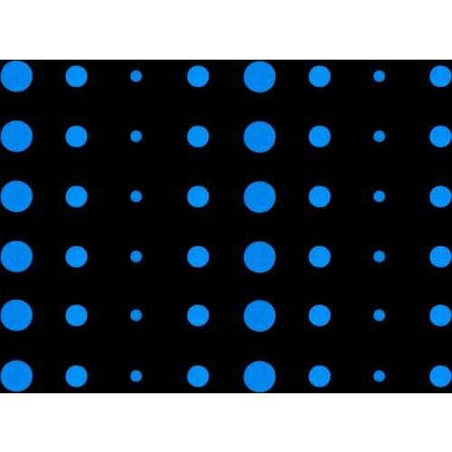 100pcs Glow in the Dark Circles Sticker Kids Room Wall Ceiling DIY Decoration Sticker Bedroom Decor Round Luminous Sticker Decal