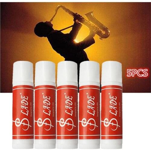5pcs/set Premium Cork Grease Delicate Smooth Waterproof for Clarinet Saxophone Oboe Flute Wind Instruments Parts & Accessory