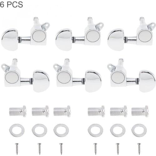 6pcs/lot Silver Guitar Tuning Pegs Tuner for 40 / 41 Inch Acoustic Folk Guitar