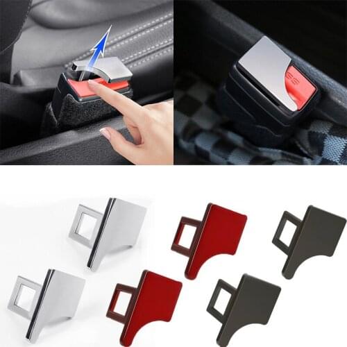 For Hyundai ix35 i20 i30 i40 Tucson CRETA Santa fe Accessories Hidden Car safety seat belt buckle clip 1PCS