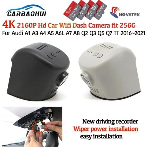 4K HD 2160P Plug and play Car DVR Dash Camera Video Recorder camera For Audi A1 A3 A4 A5 A6 A7 A8 Q2 Q3 Q5 Q7 TT 2016~2020 2021