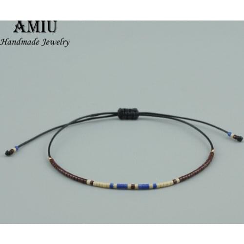 2020 AMIU Handmade MIYUKI Bead Bracelet Lovely Popular Love Lucky Charm Bracelets & Bangles For Women Men Seed Beads Bracelets