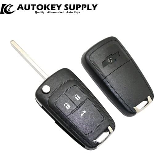 Chevrolet Cruze Aveo 3 Button FOB Remote Key CASE Uncut Blade AKGMF104