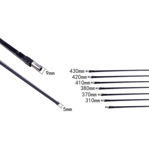 Two Way Rod Type Guitar Neck Truss Rod Steel High-Quality Adjustment Lever Guitar Accessories Tool Plastic Coated 220-430mm