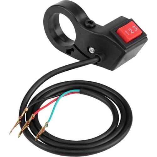 1pc 22mm 7/8in Electric 3 Speed Module Handlebar Switch Shift for Motorcycle Scooter Motorcycle Switch