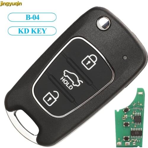 Jingyuqin B-04 KEYDIY B Series Flip Remote Car Key For KD900/URG200/KD MINI/KD-X2 Master Universal Multi-Functional 3 Buttons