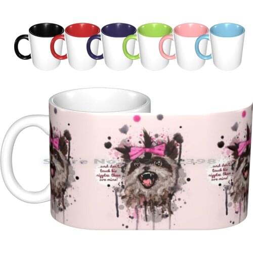 Rose The Raccoon Ceramic Mugs Coffee Cups Milk Tea Mug Rose Food Show Christine Mcconnell Netflix Cooking Horror Gothic Trash