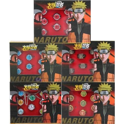 10Pcs/set Anime Members Cosplay Rings Ring Toys