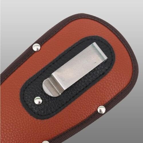 K1KA Compact Protective Leather Case Leather Sheath Tool Holsters Gardening Pouch Belt Electrician Scissors Tool Holsters