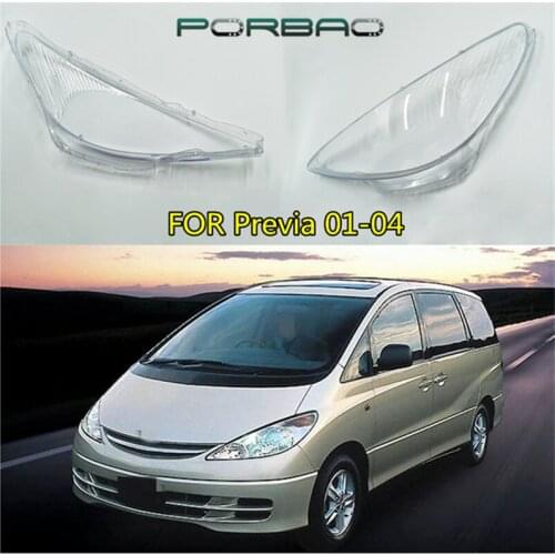 Headlight Lens Cover For ESTIMA 2001 2002 2003 2004 Headlamp Clear Auto-Shell-Cover Replacement DIY